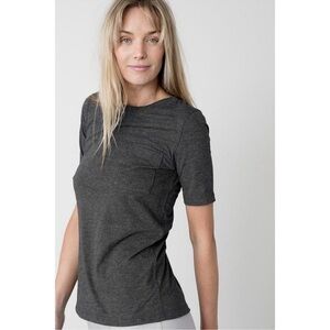 Lunya Pima Cotton Short Sleeve Pocket Tee